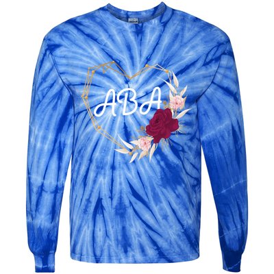 Applied Behavior Analysis Aba Squad Behaviors Team Analyst Gift Tie-Dye Long Sleeve Shirt