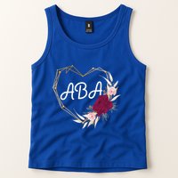 Applied Behavior Analysis Aba Squad Behaviors Team Analyst Gift Tank Top