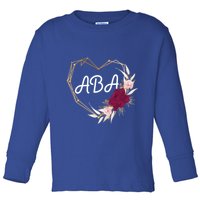 Applied Behavior Analysis Aba Squad Behaviors Team Analyst Gift Toddler Long Sleeve Shirt