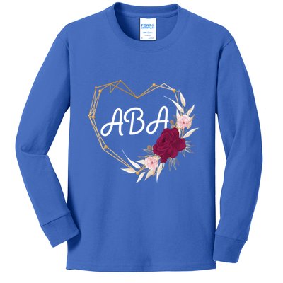 Applied Behavior Analysis Aba Squad Behaviors Team Analyst Gift Kids Long Sleeve Shirt