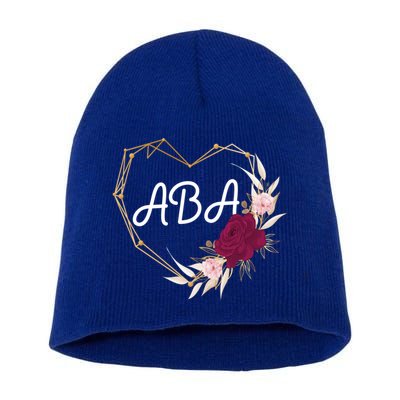 Applied Behavior Analysis Aba Squad Behaviors Team Analyst Gift Short Acrylic Beanie