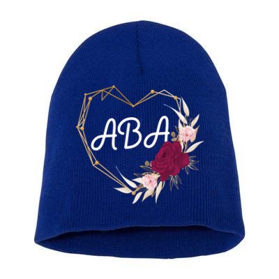 Applied Behavior Analysis Aba Squad Behaviors Team Analyst Gift Short Acrylic Beanie