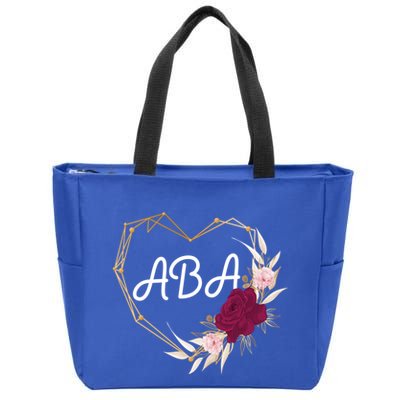 Applied Behavior Analysis Aba Squad Behaviors Team Analyst Gift Zip Tote Bag