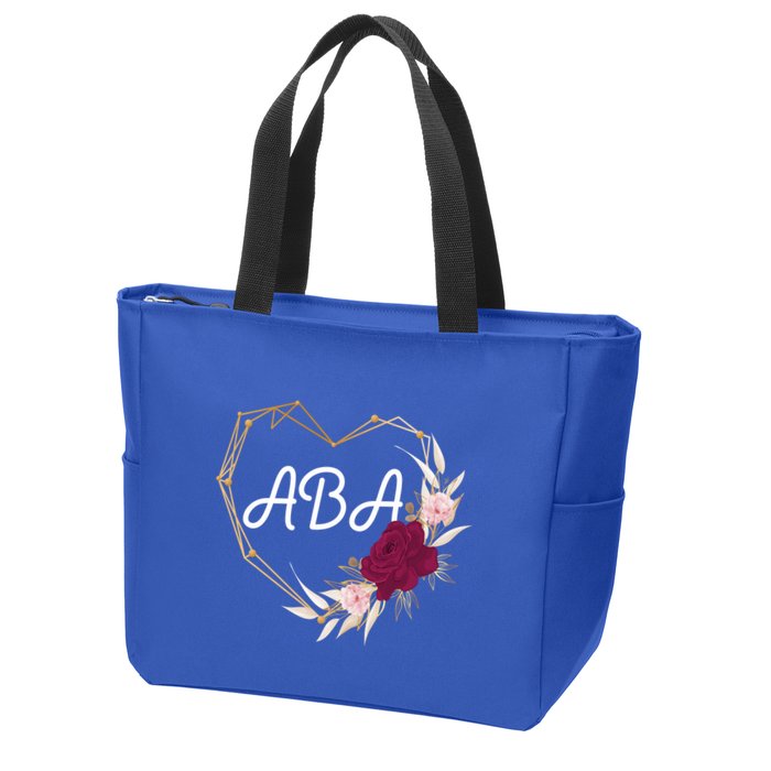 Applied Behavior Analysis Aba Squad Behaviors Team Analyst Gift Zip Tote Bag