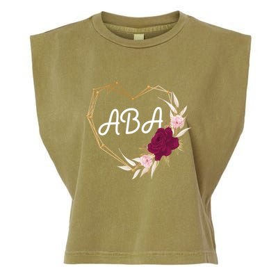 Applied Behavior Analysis Aba Squad Behaviors Team Analyst Gift Garment-Dyed Women's Muscle Tee