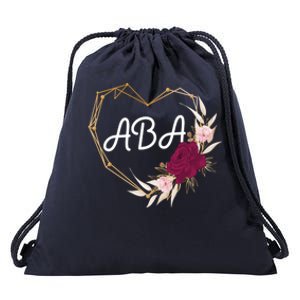 Applied Behavior Analysis Aba Squad Behaviors Team Analyst Gift Drawstring Bag