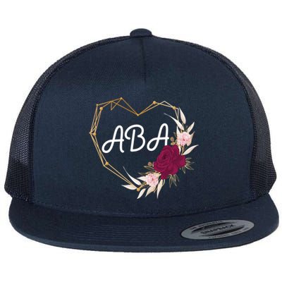 Applied Behavior Analysis Aba Squad Behaviors Team Analyst Gift Flat Bill Trucker Hat