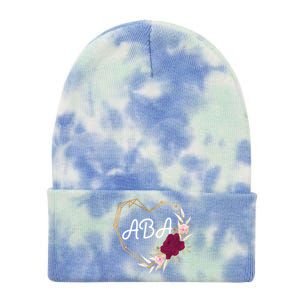 Applied Behavior Analysis Aba Squad Behaviors Team Analyst Gift Tie Dye 12in Knit Beanie