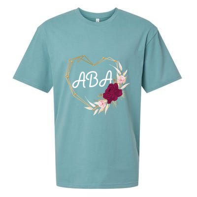 Applied Behavior Analysis Aba Squad Behaviors Team Analyst Gift Sueded Cloud Jersey T-Shirt