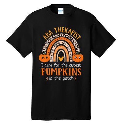 Applied Behavior Analysis Therapist Halloween ABA Therapy Tall T-Shirt