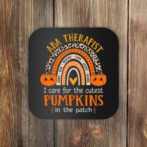 Applied Behavior Analysis Therapist Halloween ABA Therapy Coaster