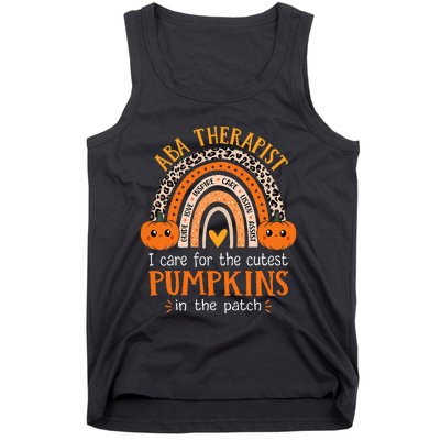 Applied Behavior Analysis Therapist Halloween ABA Therapy Tank Top