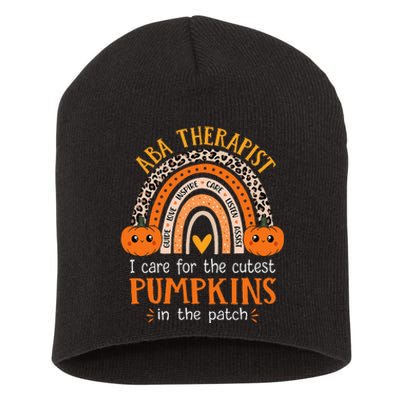 Applied Behavior Analysis Therapist Halloween ABA Therapy Short Acrylic Beanie