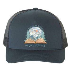 Adventure Begins At Your Library Prize Yupoong Adult 5-Panel Trucker Hat