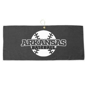 Arkansas Baseball Large Microfiber Waffle Golf Towel