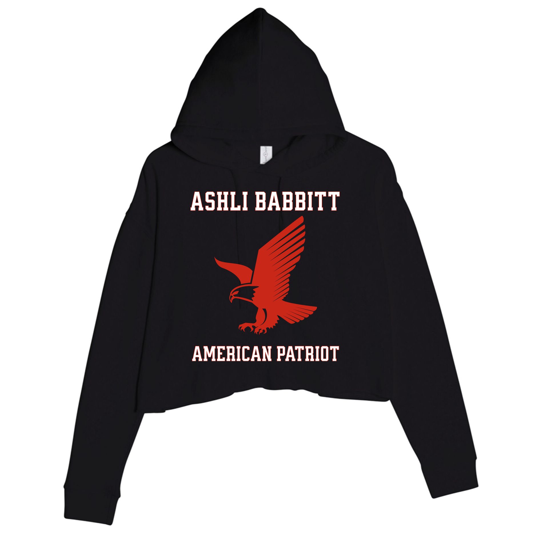 Ashli Babbitt Crop Fleece Hoodie