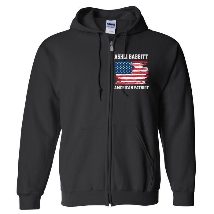 Ashli Babbitt Full Zip Hoodie