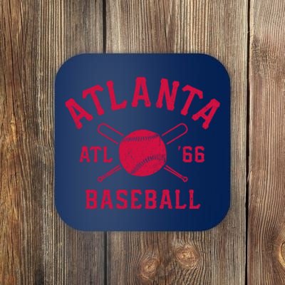 Atlanta Baseball ATL Vintage Brave Retro Coaster