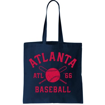 Atlanta Baseball ATL Vintage Brave Retro Tote Bag