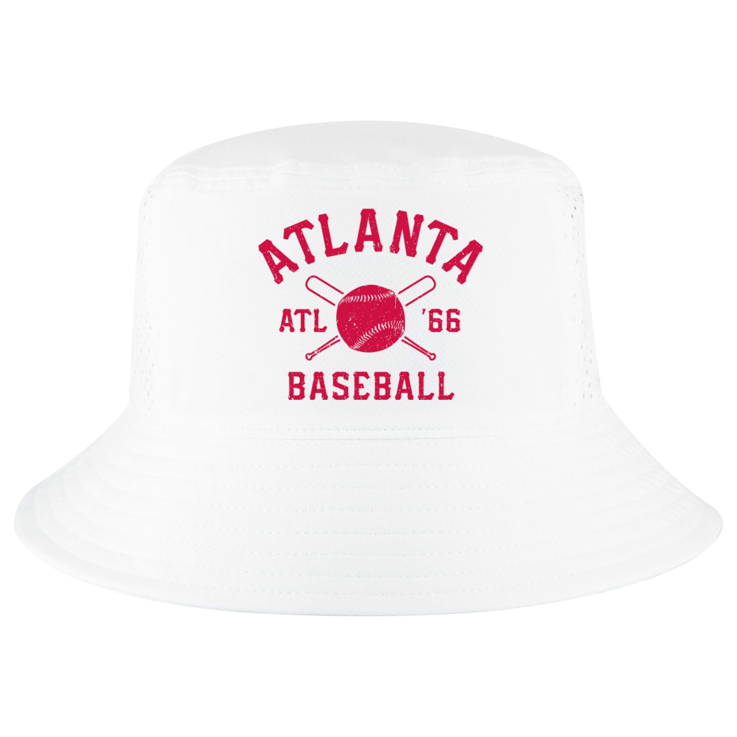 Atlanta Baseball ATL Vintage Brave Retro Cool Comfort Performance Bucket Hat