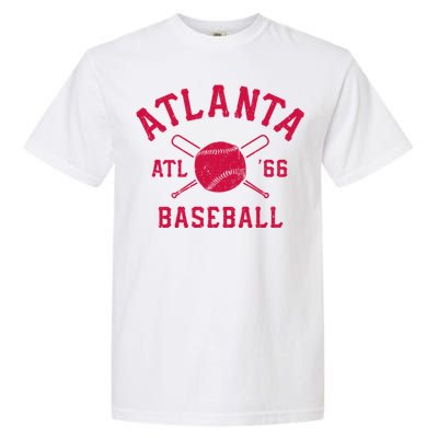 Atlanta Baseball ATL Vintage Brave Retro Garment-Dyed Heavyweight T-Shirt