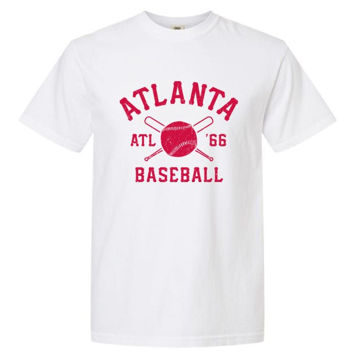 Atlanta Baseball ATL Vintage Brave Retro Garment-Dyed Heavyweight T-Shirt