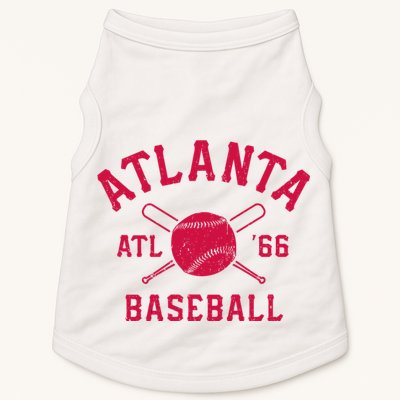 Atlanta Baseball ATL Vintage Brave Retro Doggie Tank