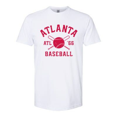 Atlanta Baseball ATL Vintage Brave Retro Softstyle CVC T-Shirt