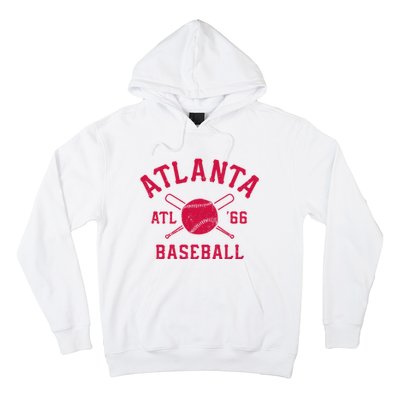 Atlanta Baseball ATL Vintage Brave Retro Hoodie