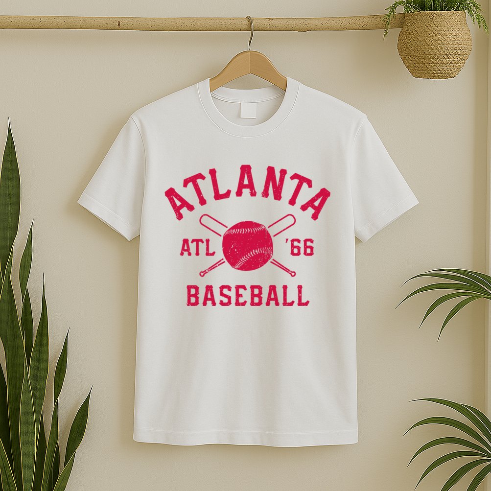 Atlanta Baseball ATL Vintage Brave Retro T-Shirt