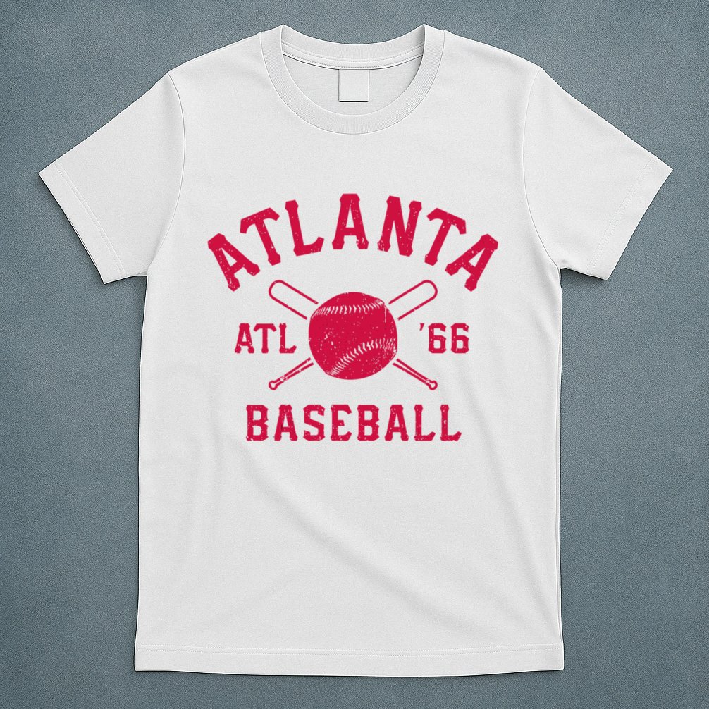 Atlanta Baseball ATL Vintage Brave Retro T-Shirt