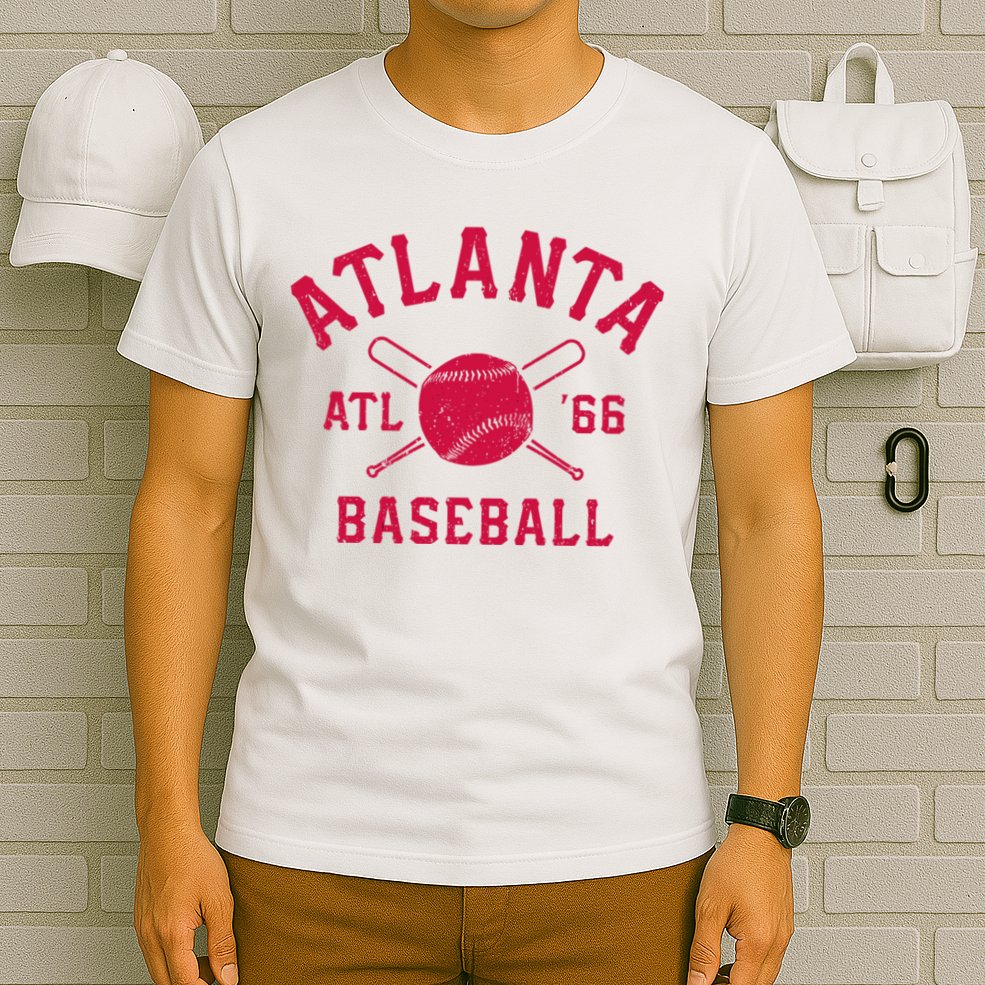 Atlanta Baseball ATL Vintage Brave Retro T-Shirt