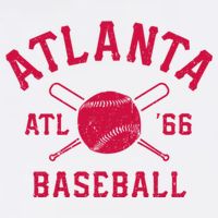 Atlanta Baseball ATL Vintage Brave Retro T-Shirt