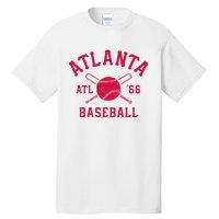 Atlanta Baseball ATL Vintage Brave Retro Tall T-Shirt