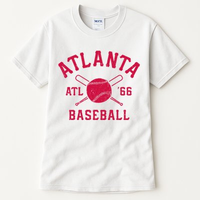 Atlanta Baseball ATL Vintage Brave Retro Tall T-Shirt