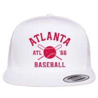 Atlanta Baseball ATL Vintage Brave Retro Flat Bill Trucker Hat