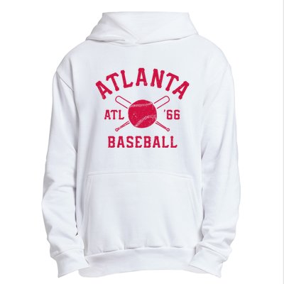 Atlanta Baseball ATL Vintage Brave Retro Urban Pullover Hoodie