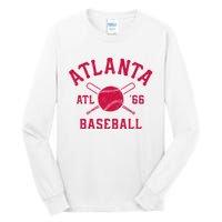 Atlanta Baseball ATL Vintage Brave Retro Tall Long Sleeve T-Shirt