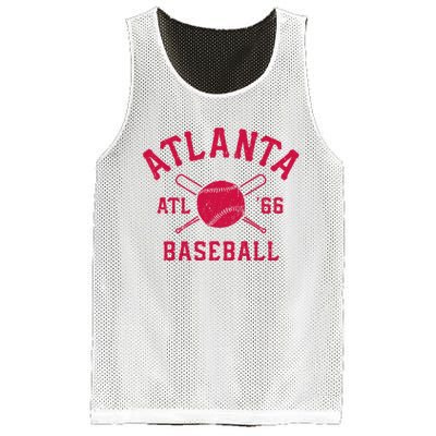 Atlanta Baseball ATL Vintage Brave Retro Mesh Reversible Basketball Jersey Tank