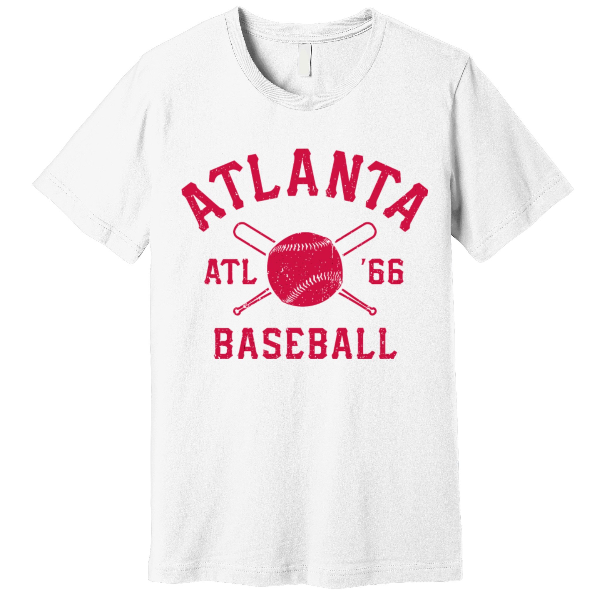 Atlanta Baseball ATL Vintage Brave Retro Premium T-Shirt