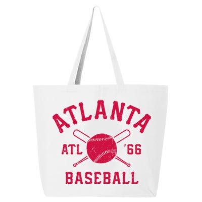 Atlanta Baseball ATL Vintage Brave Retro 25L Jumbo Tote