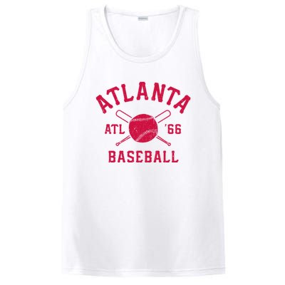 Atlanta Baseball ATL Vintage Brave Retro PosiCharge Competitor Tank