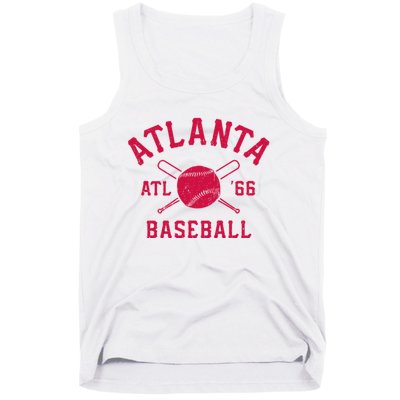 Atlanta Baseball ATL Vintage Brave Retro Tank Top