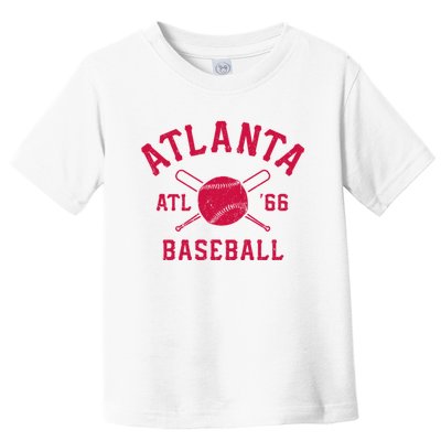 Atlanta Baseball ATL Vintage Brave Retro Toddler T-Shirt