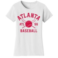 Atlanta Baseball ATL Vintage Brave Retro Women's T-Shirt