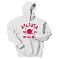 Atlanta Baseball ATL Vintage Brave Retro Kids Hoodie