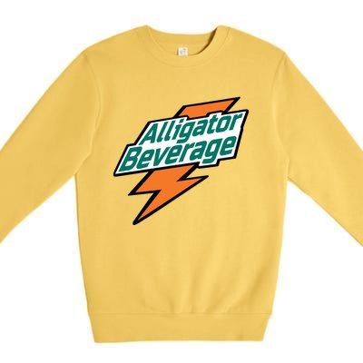 Alligator Beverage Premium Crewneck Sweatshirt