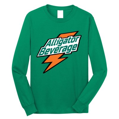 Alligator Beverage Long Sleeve Shirt