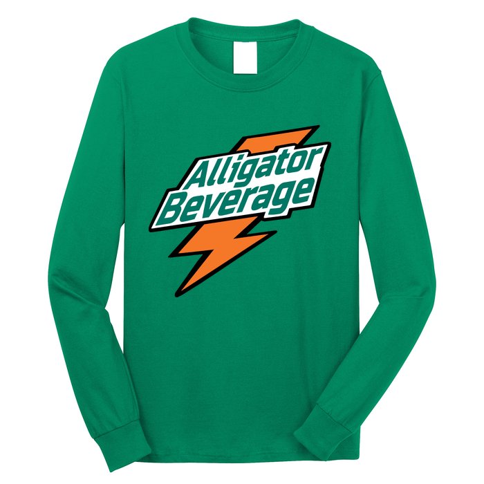 Alligator Beverage Long Sleeve Shirt