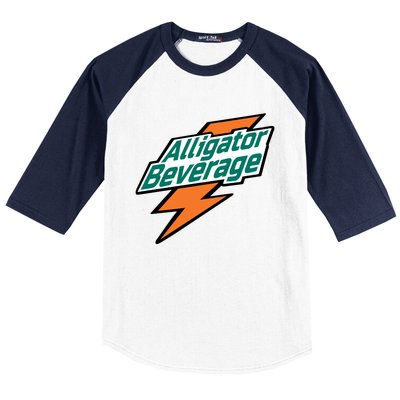 Alligator Beverage Baseball Sleeve Shirt